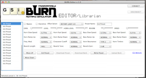 BURN editor