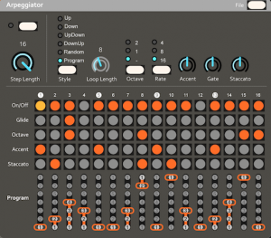 lorentz arpeggiator