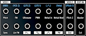 MB2:2S VCO1-2 patchbay